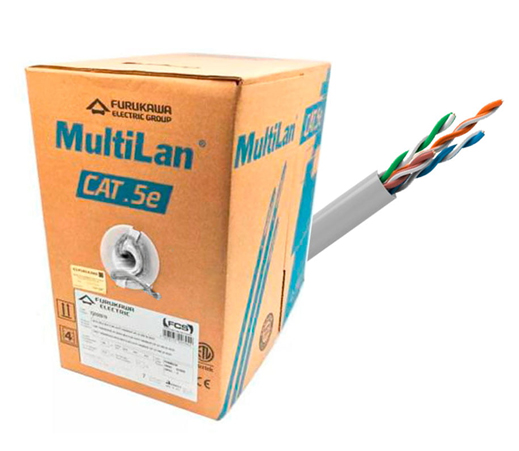 CABO DE REDE CAT5E MULTILAN CMX 24X4P AZUL FURUKAWA